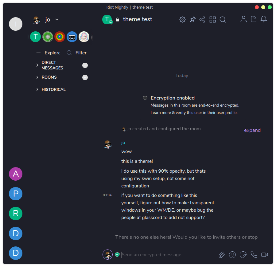 Dracula Flat Dark Theme Screenshot