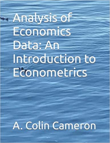 Analysis of Economics Data Book Cover