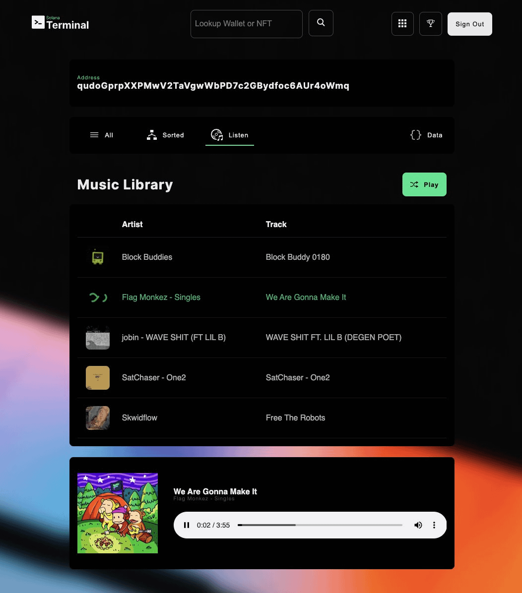 Solana Terminal 
