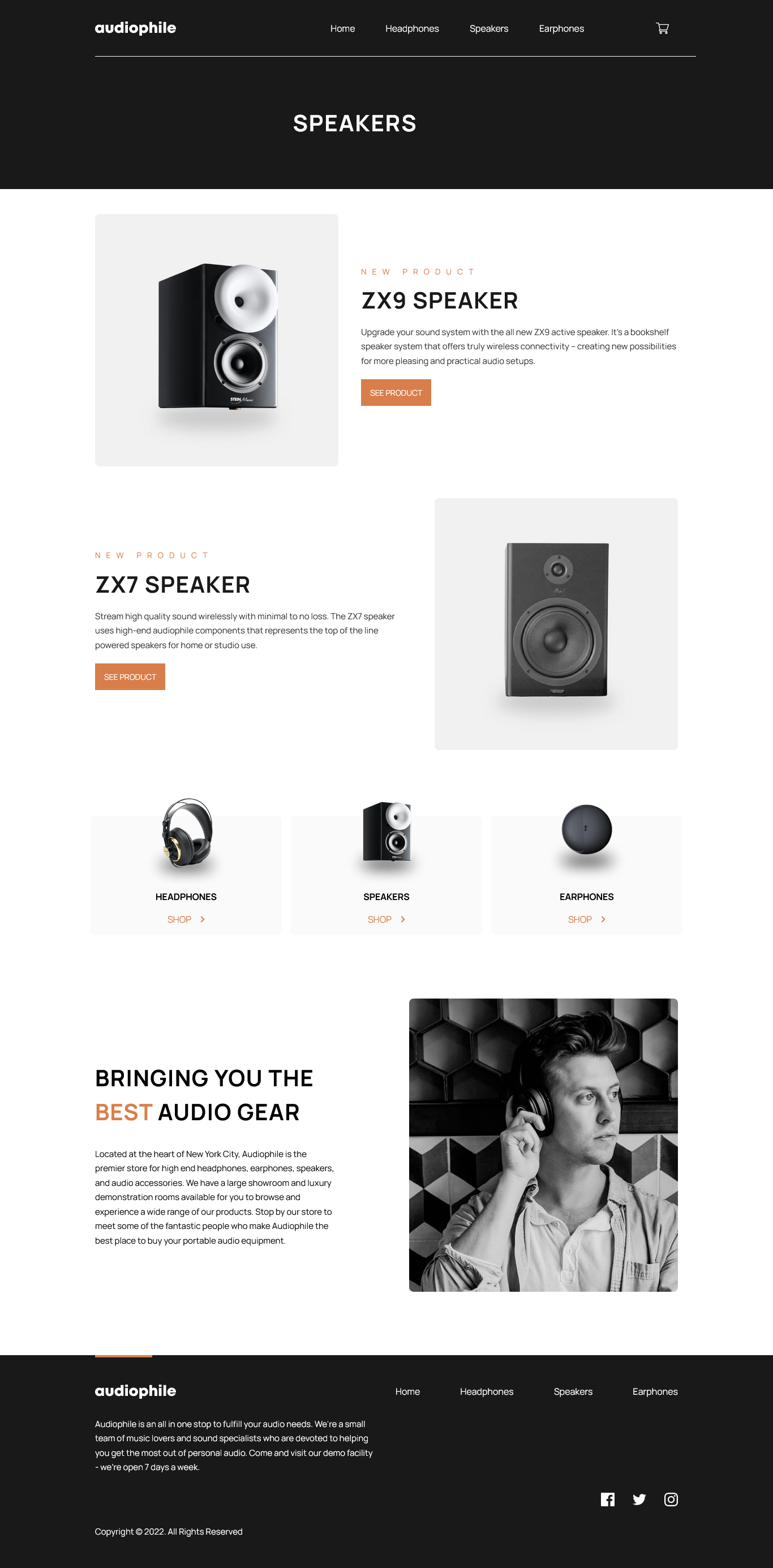 speakers page desktop