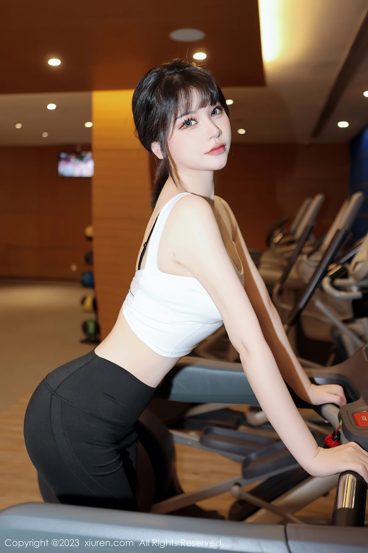 No.6289桃桃子写真：健身房里的活力诱惑，80帧藏着她最鲜活的美 - 6