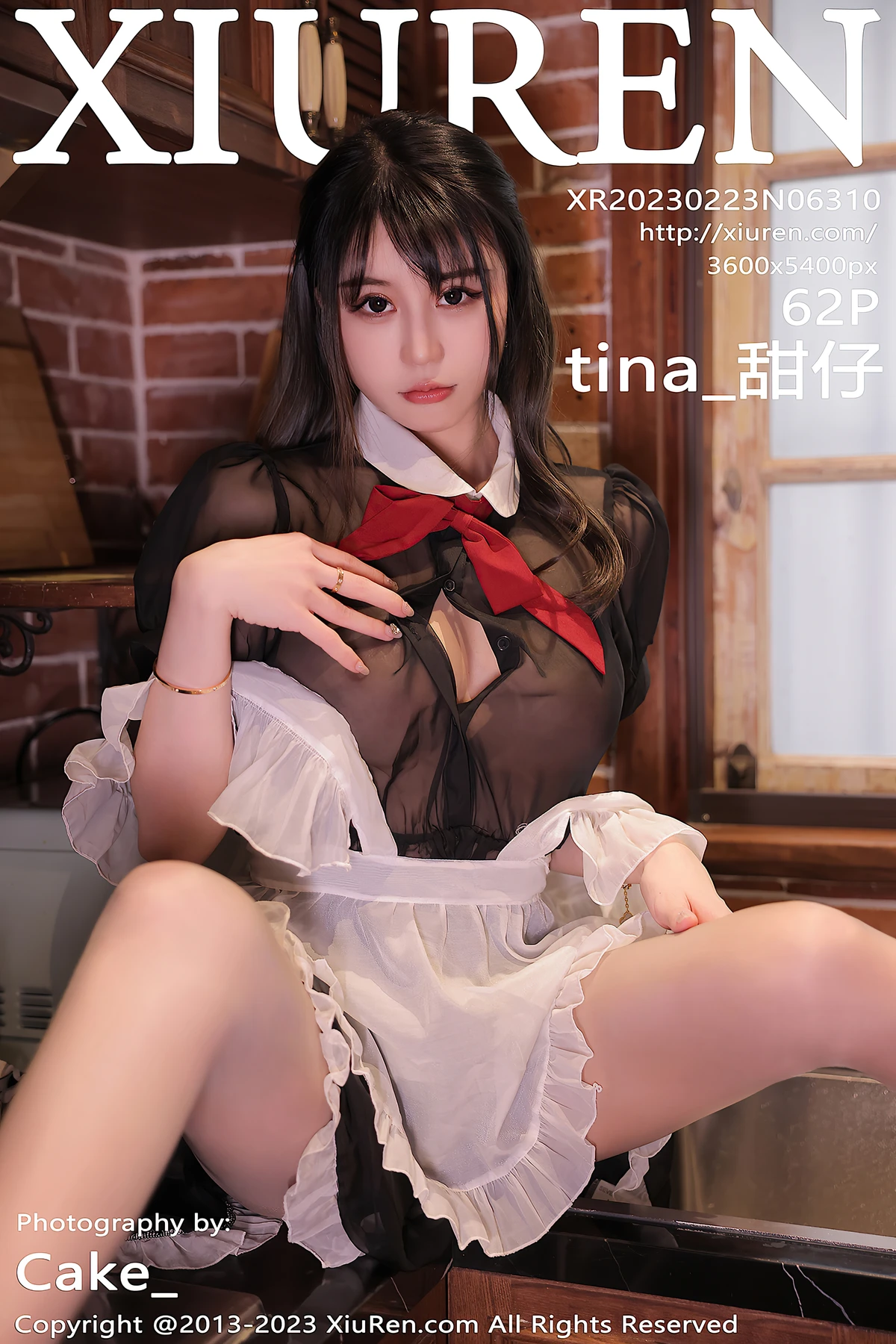 秀人网No.6310 tina_甜仔：62帧光影里，23岁的甜欲藏不住 - 8
