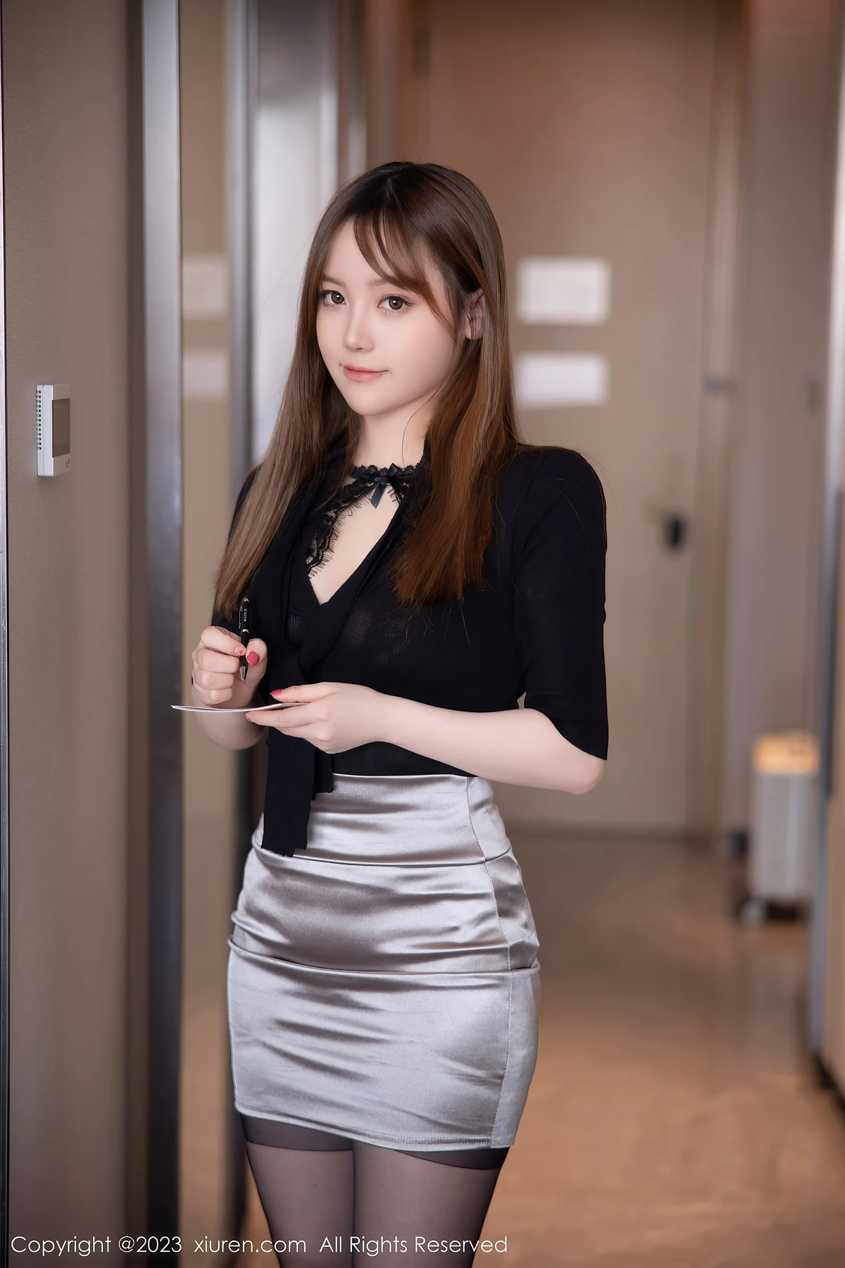 XiuRen No.6269豆瓣酱 88P黑丝蕾丝暴击！00后上海妹的丰腴性感藏不住了 - 1