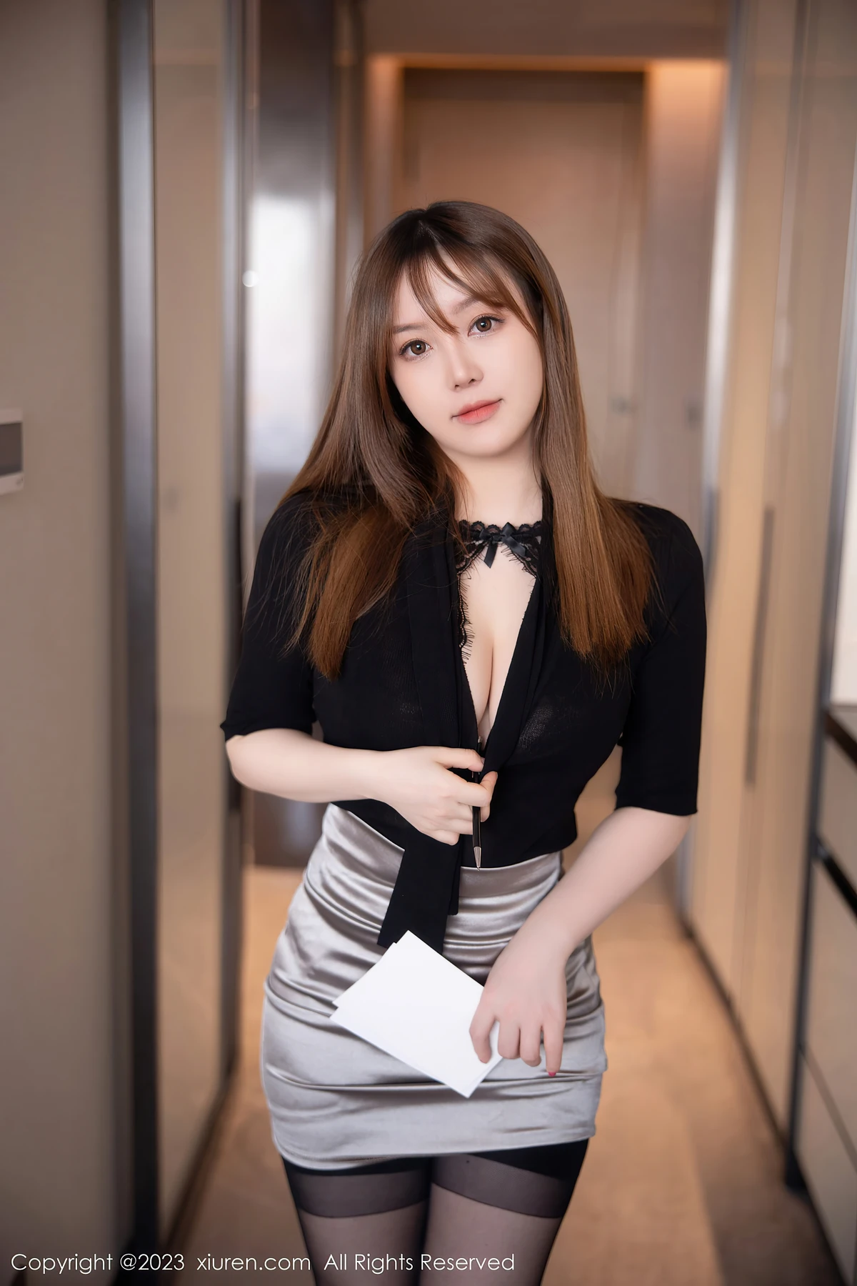 XiuRen No.6269豆瓣酱 88P黑丝蕾丝暴击！00后上海妹的丰腴性感藏不住了 - 5