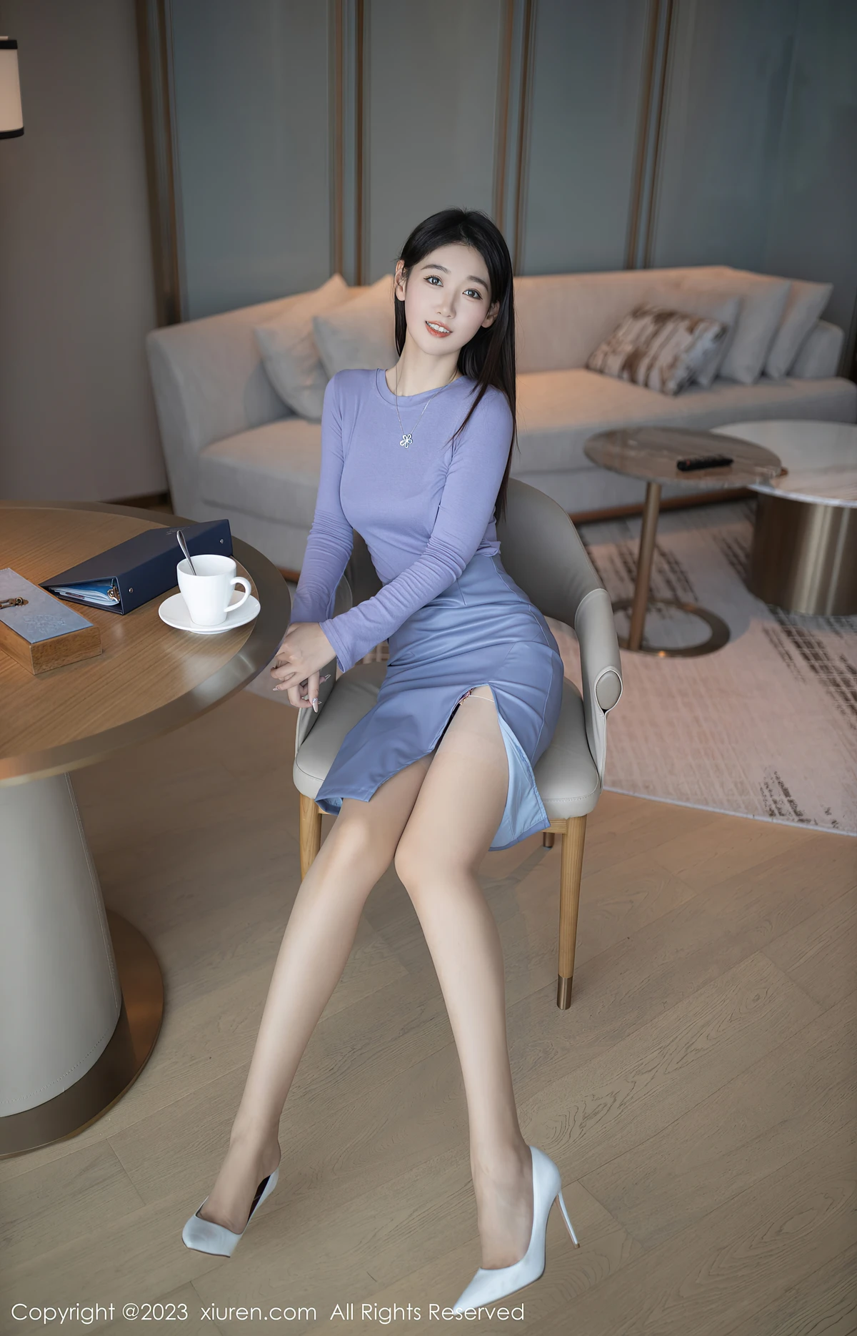 秀人网No.6258唐安琪 下午茶里的蕾丝诱惑,78P写真定格心动瞬间 - 6