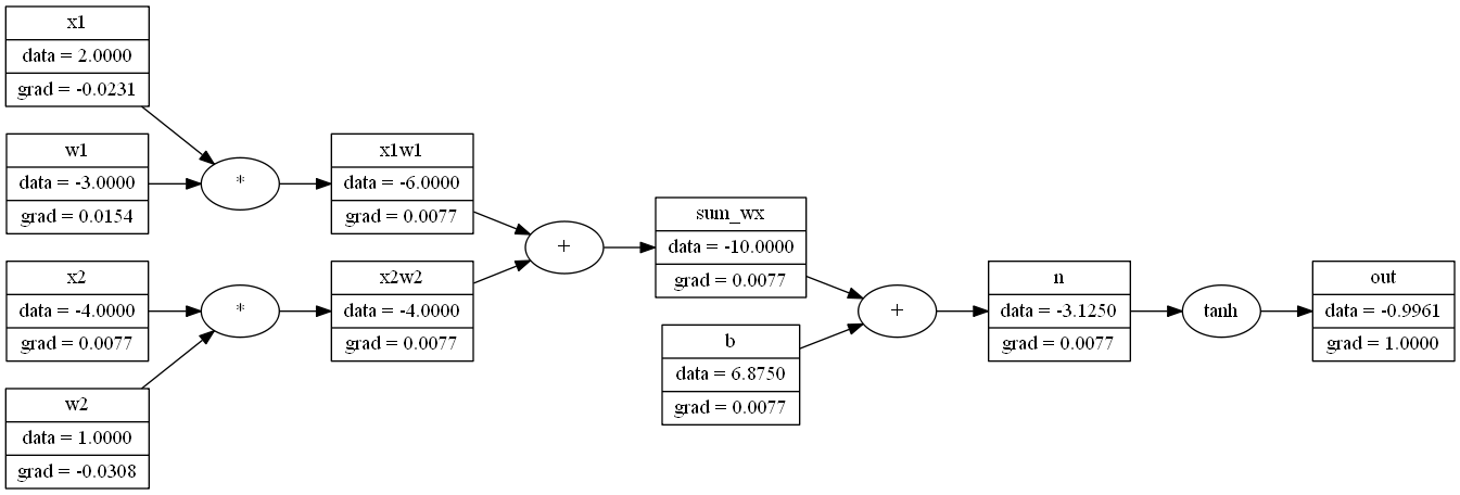 Neuron Computation Graph