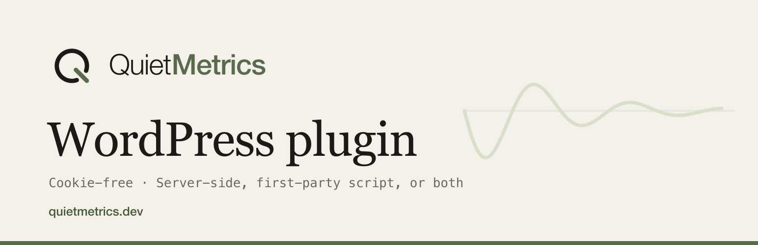 Quiet Metrics: WordPress plugin