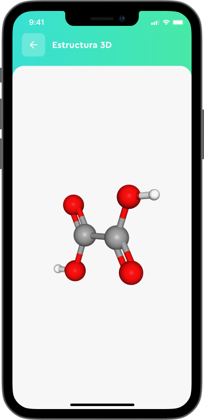 Organic 3D molecule screenshot