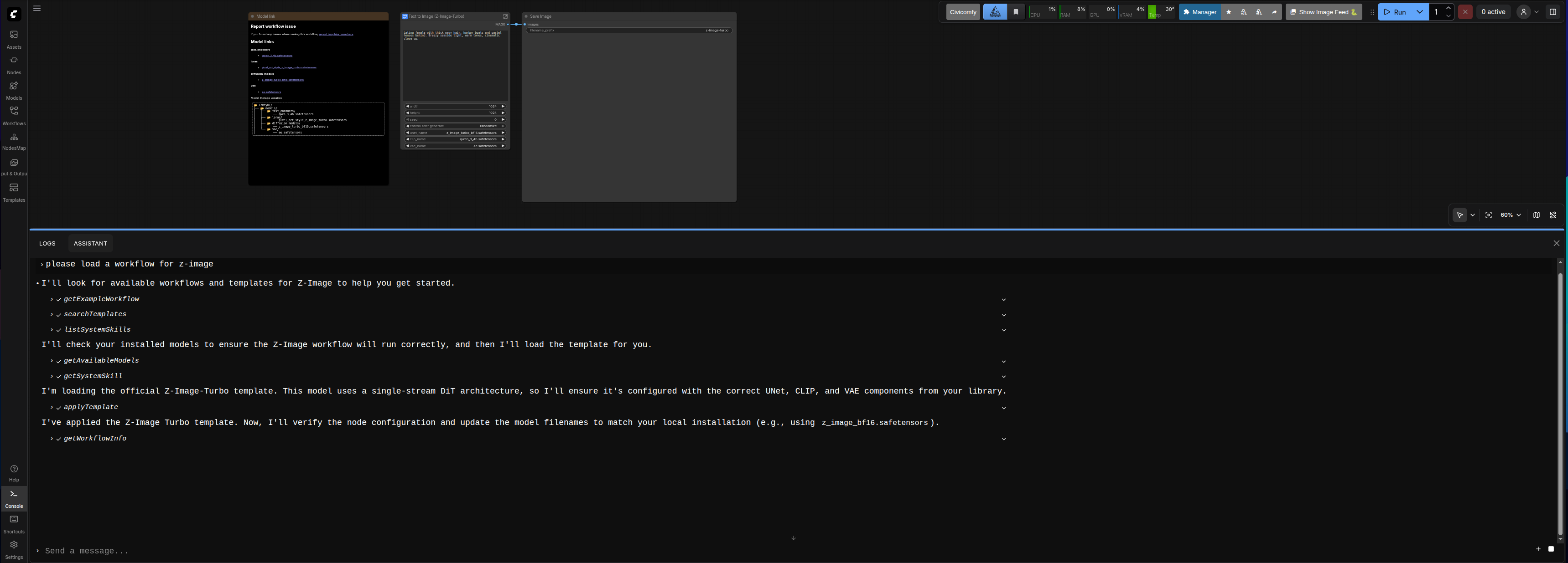 Load workflow