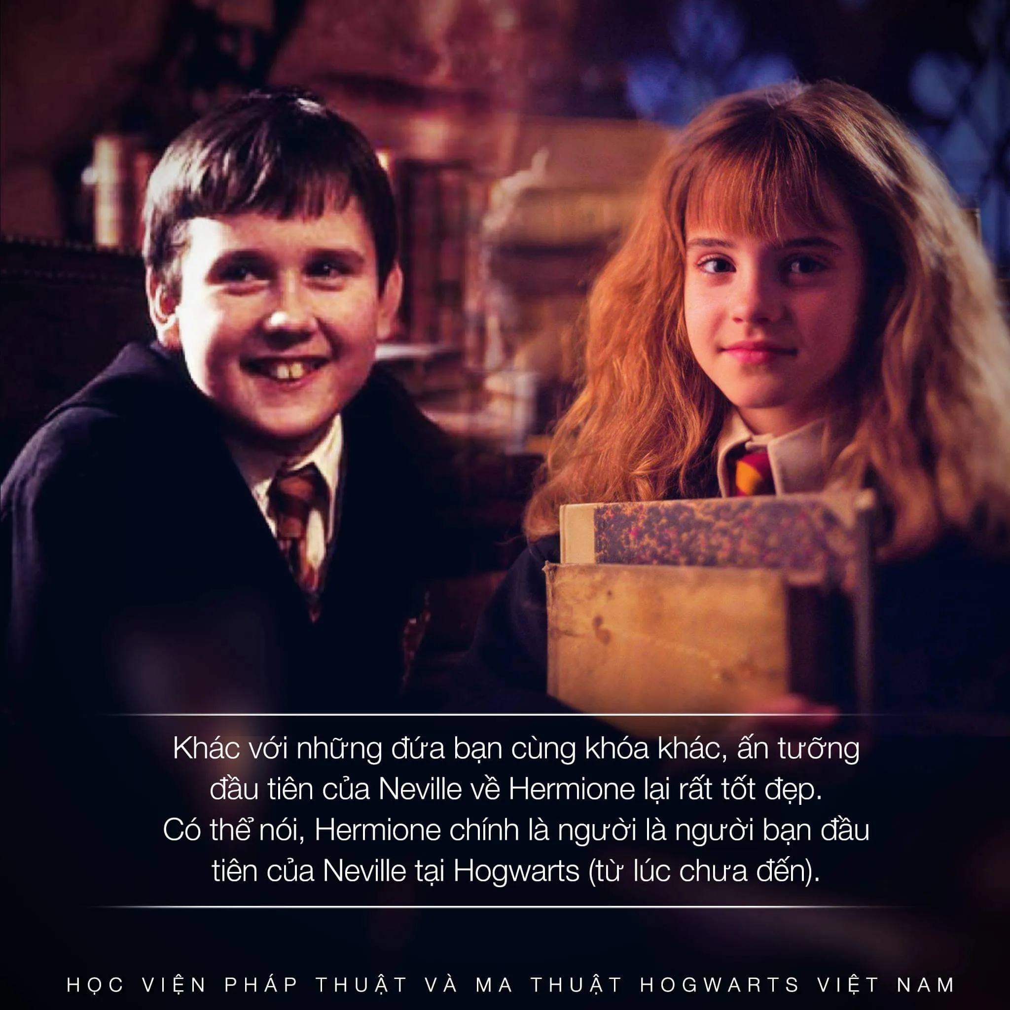 Chi tiết nhỏ nhặt về Hermione và Neville