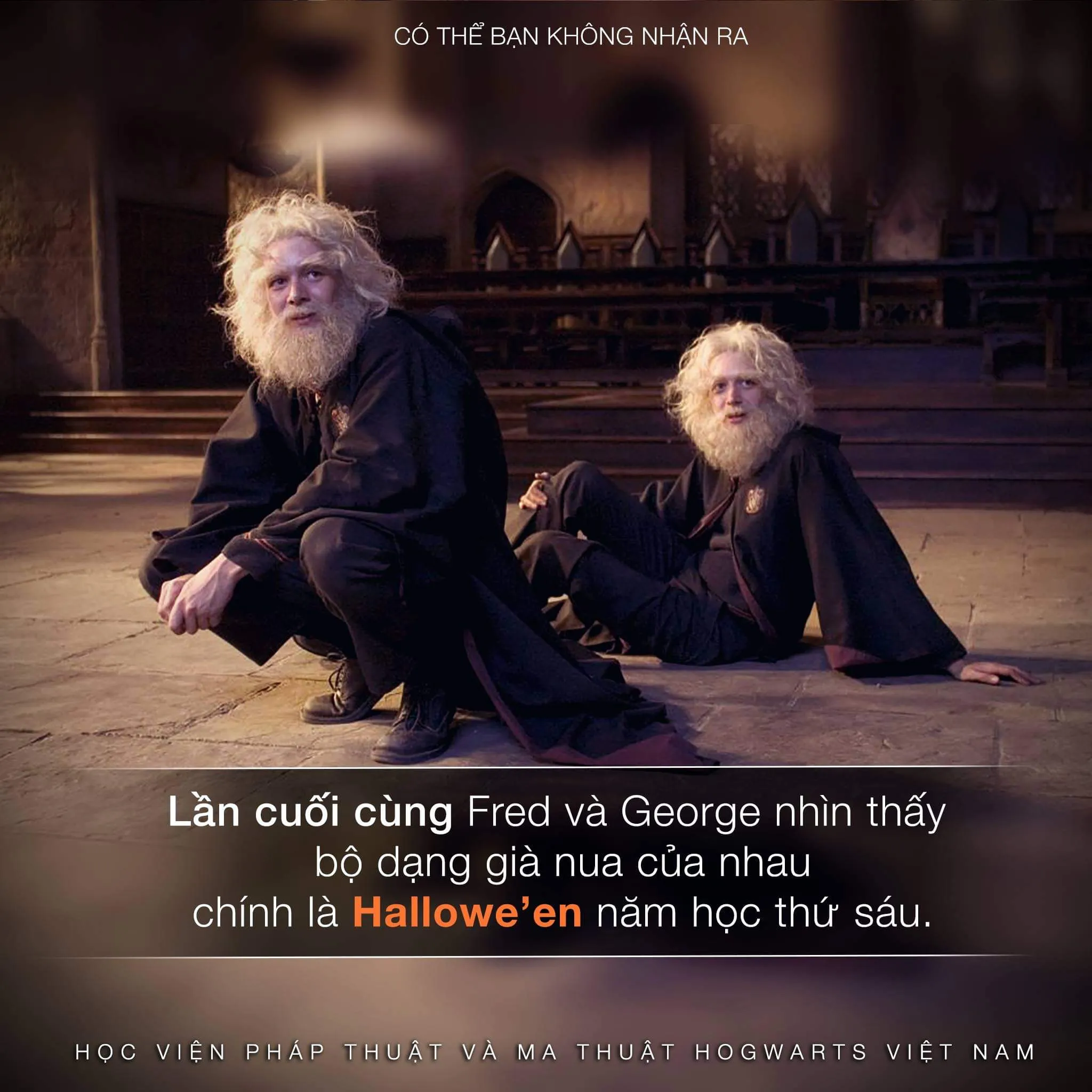 Hallowe'en series: Bộ dạng già nua của Fred-George