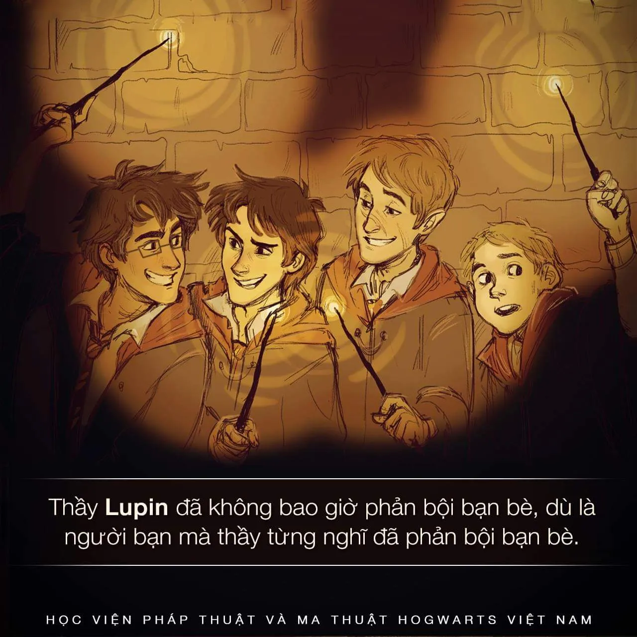 Thầy Lupin đã không bao giờ phản bội bạn bè