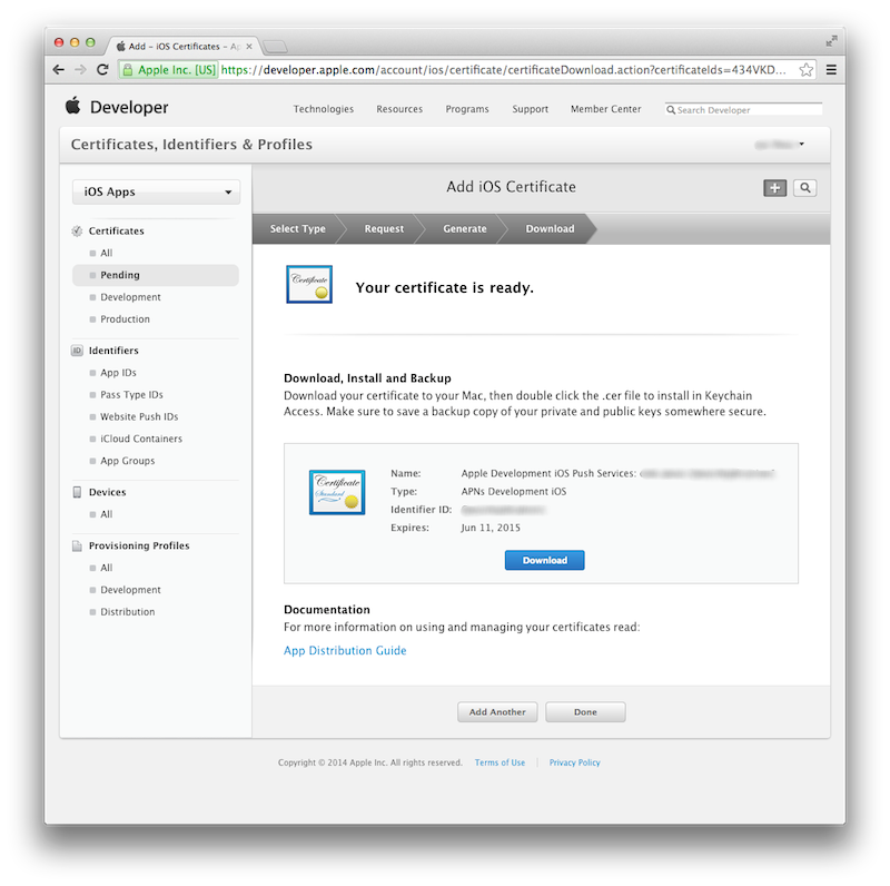 Download Certificate