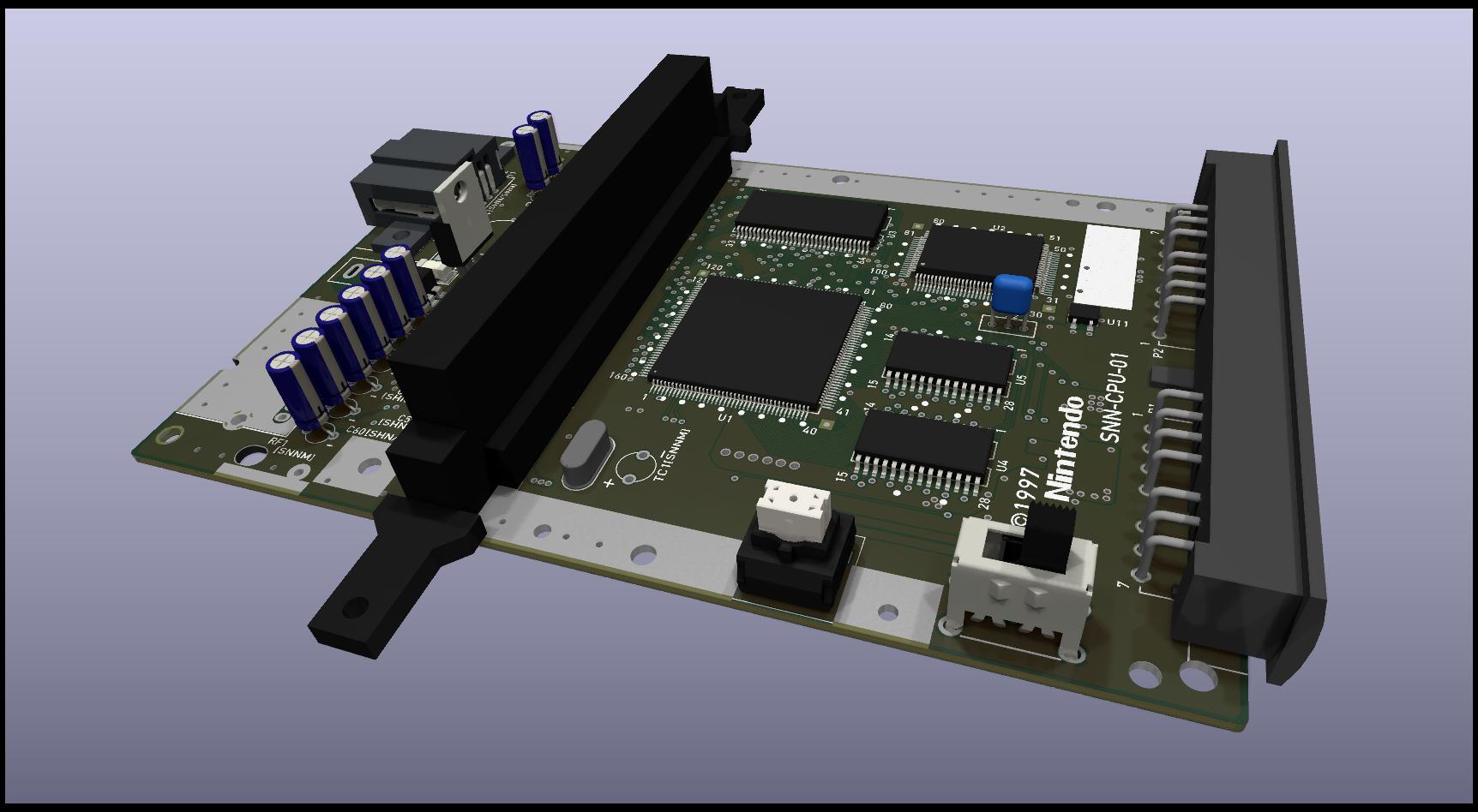 Kicad snn cpu-01, from the project README