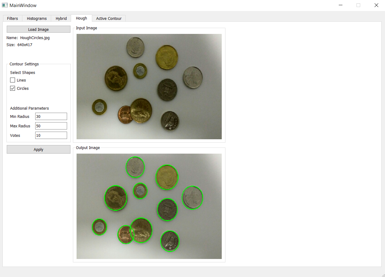 Hough Circles Detection