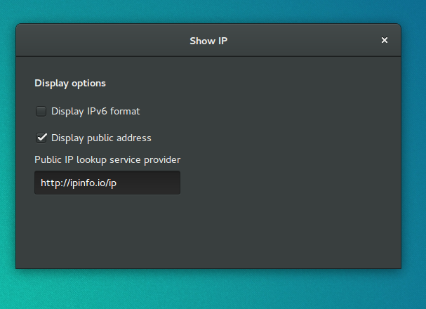 show ip extension preference menu