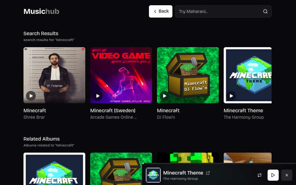 Search Page
