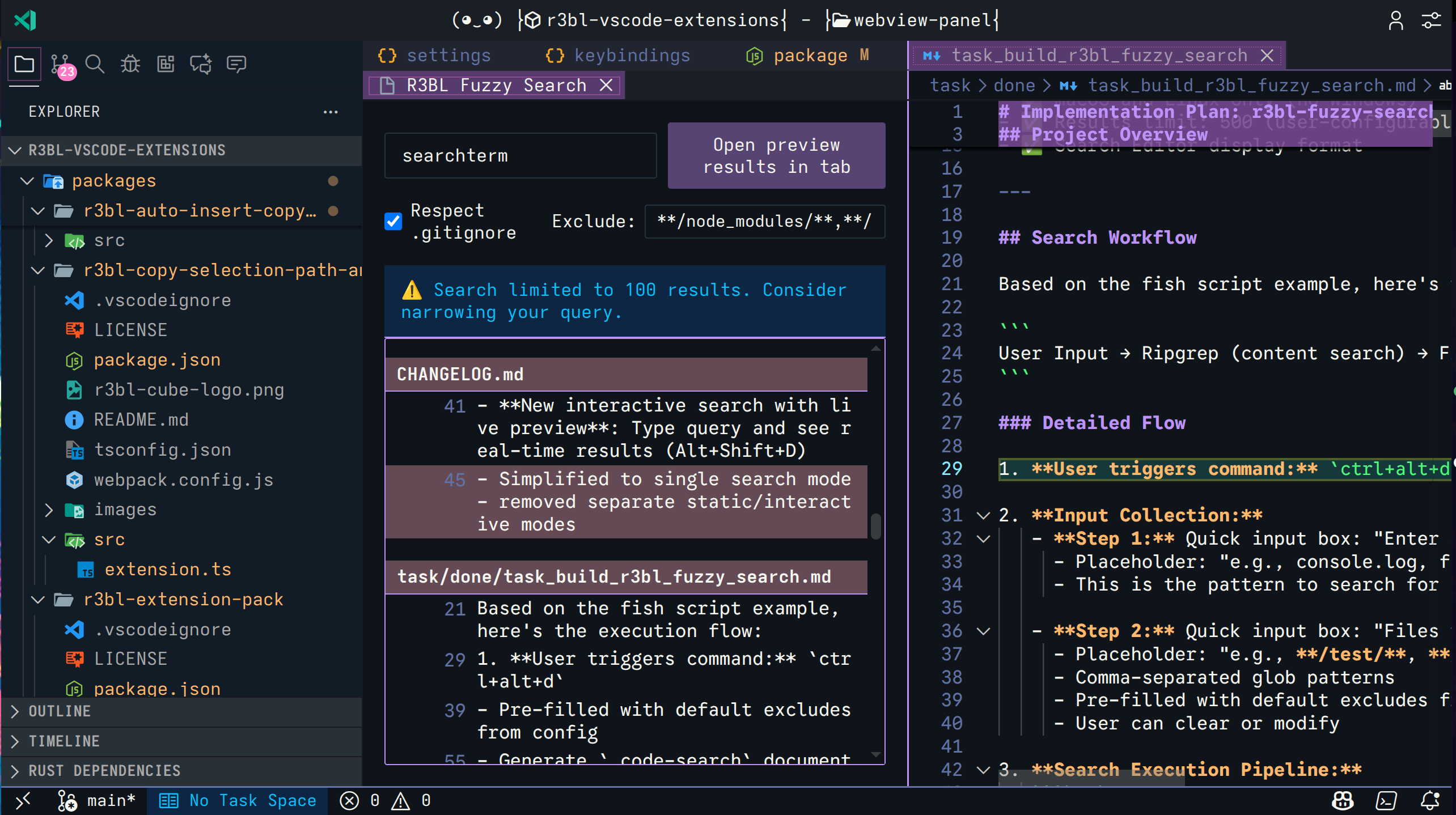 Clickable Navigation