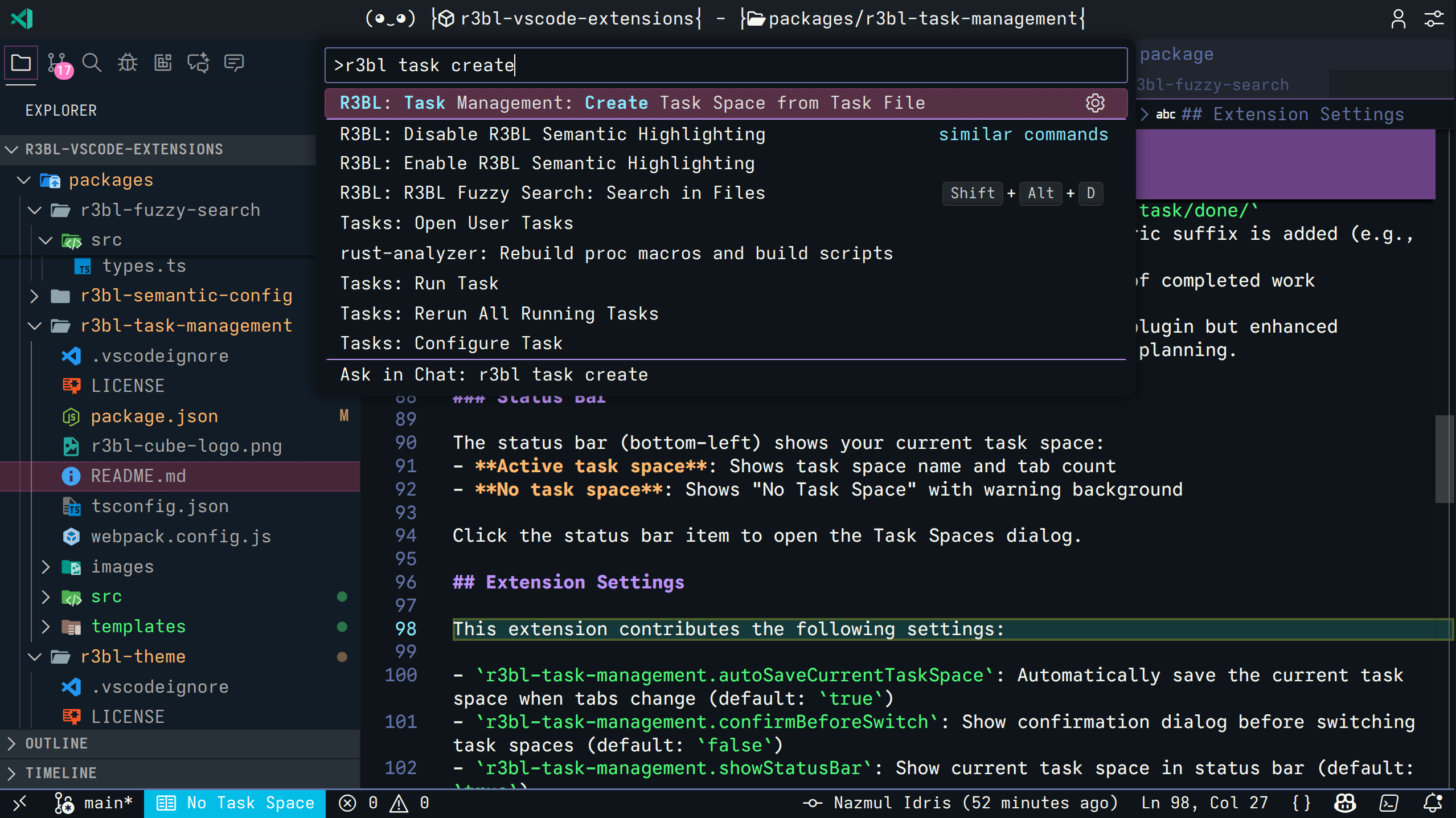 Create from File Command