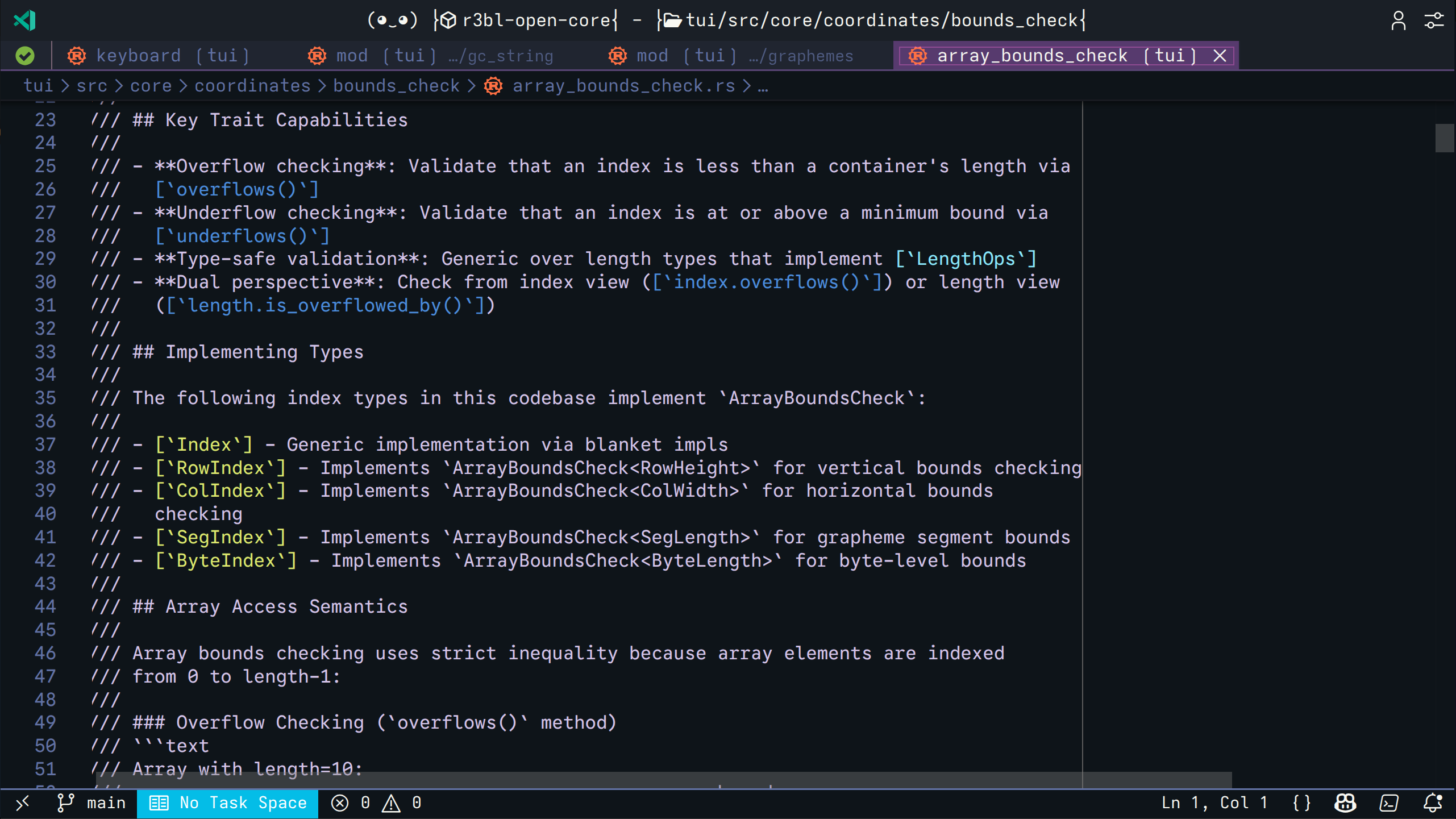 Documentation Comments