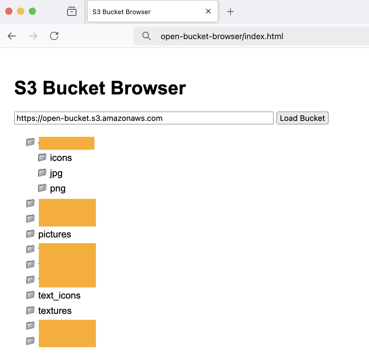 GitHub - r3vit/open-bucket-browser: A simple web tool for navigating ...