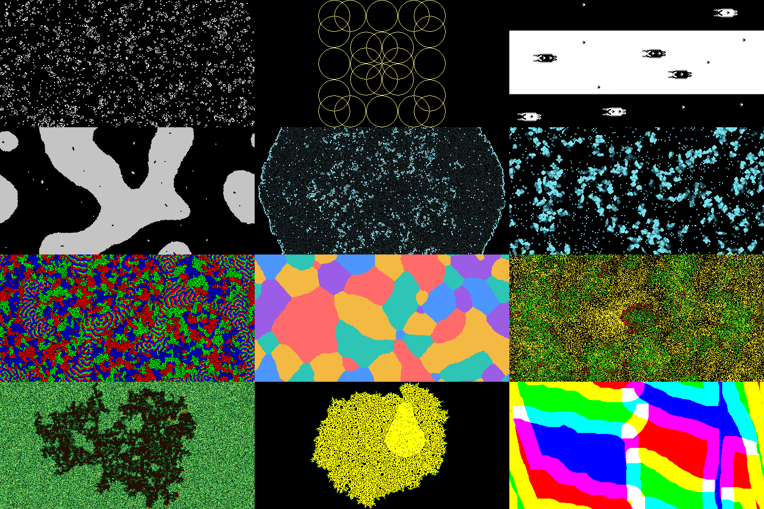 Game of Life: Tribes rule editor and simulation