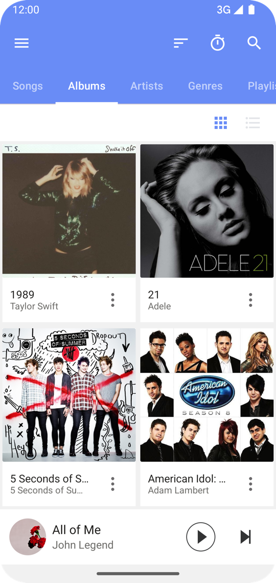 Albums Screen