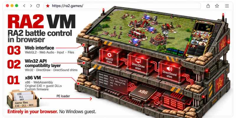 RA2 VM in the browser