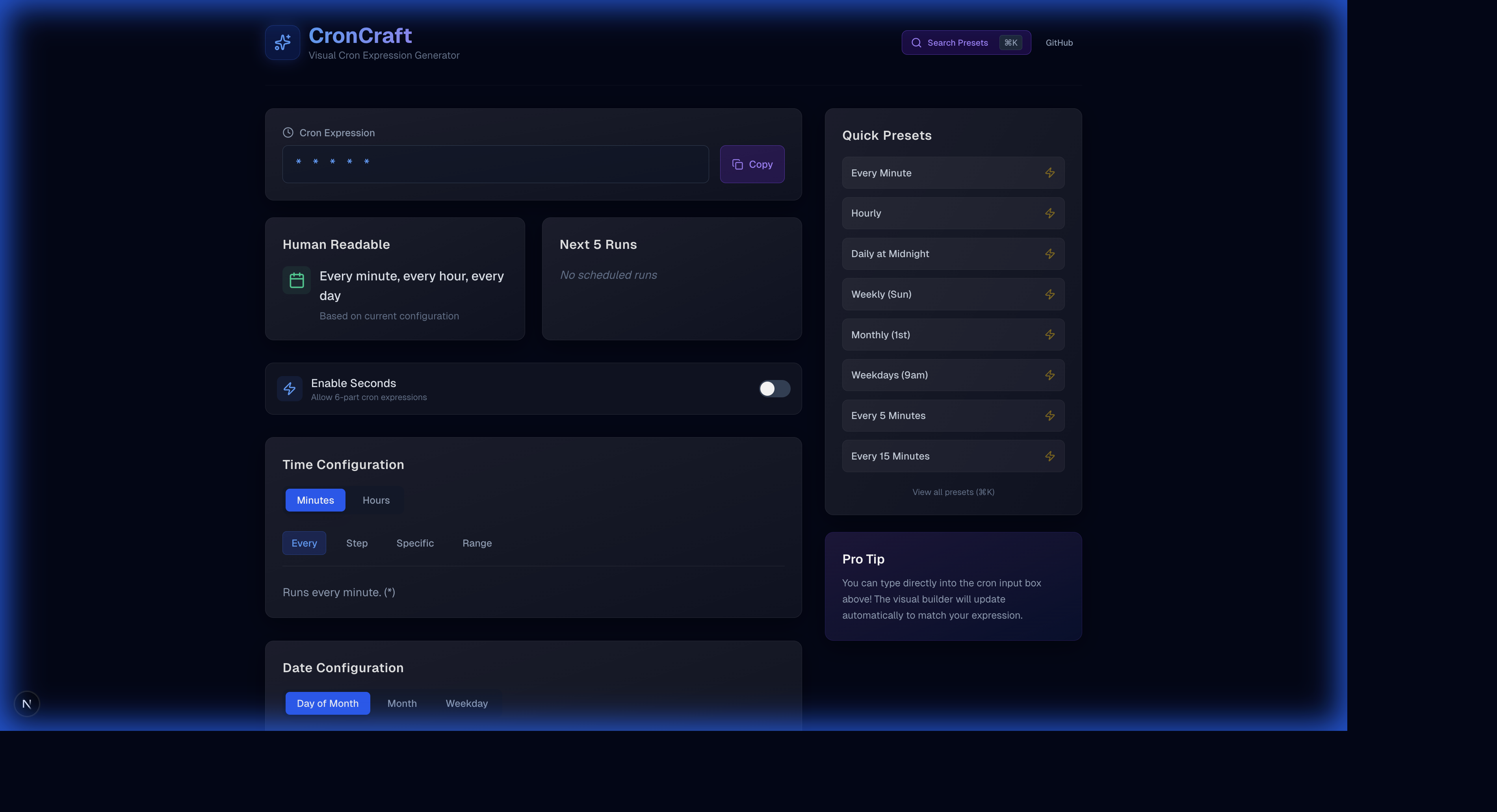 CronCraft Preview