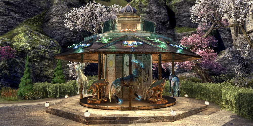 Carousel made in Elder Scrolls Online housing