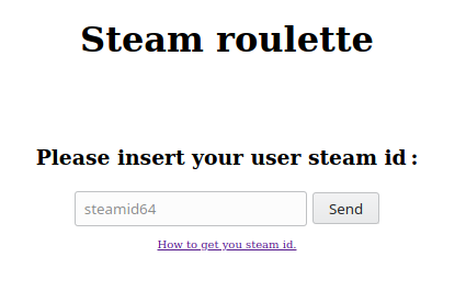 Steam roulette home