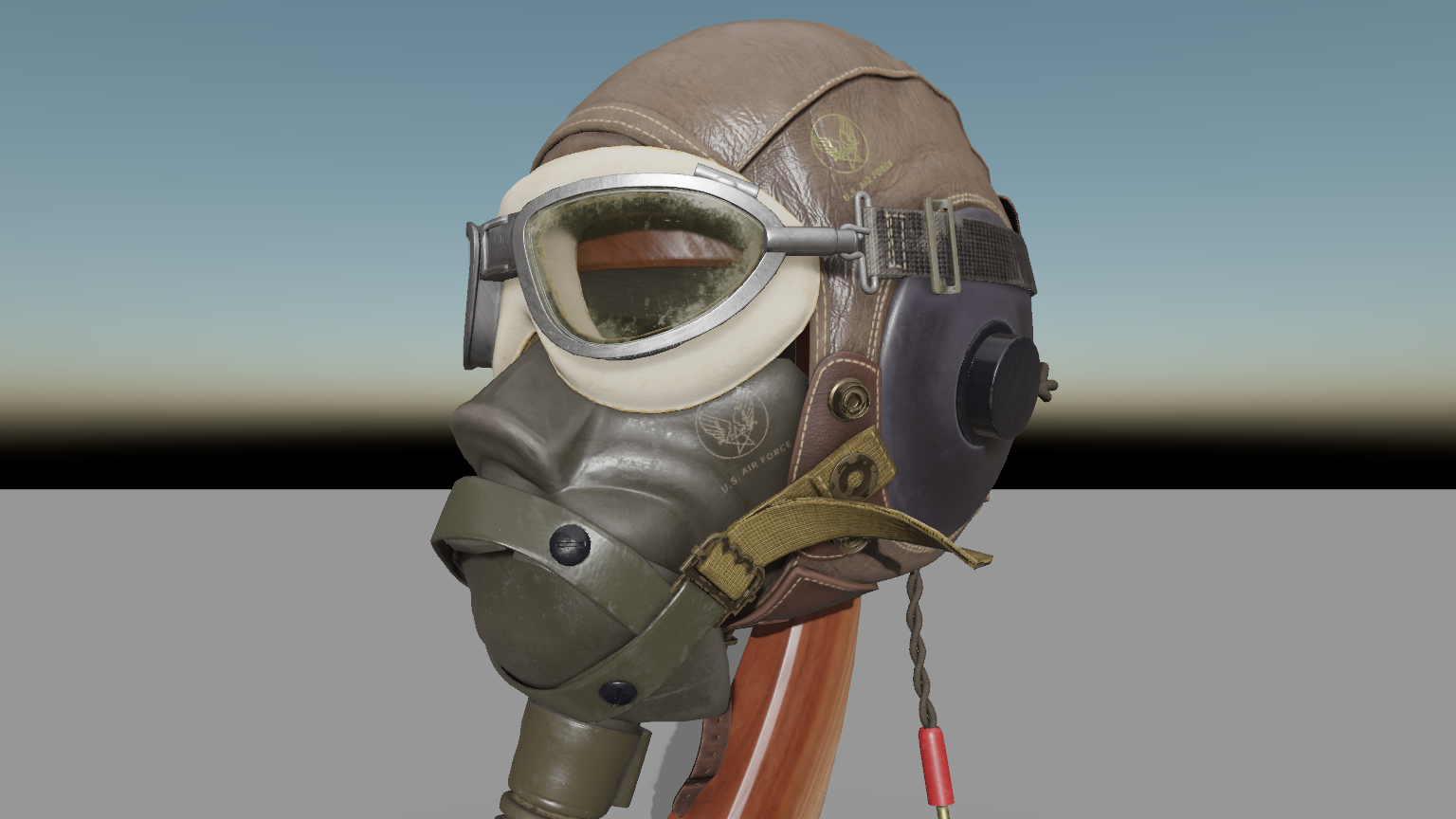 World War 2 flight helmet