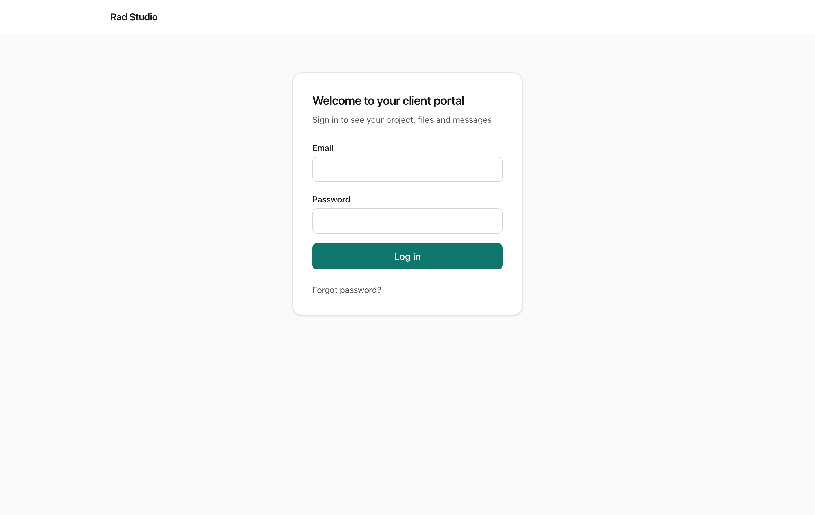 Branded login