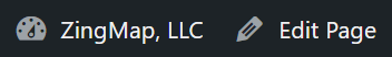 consolidated admin bar example