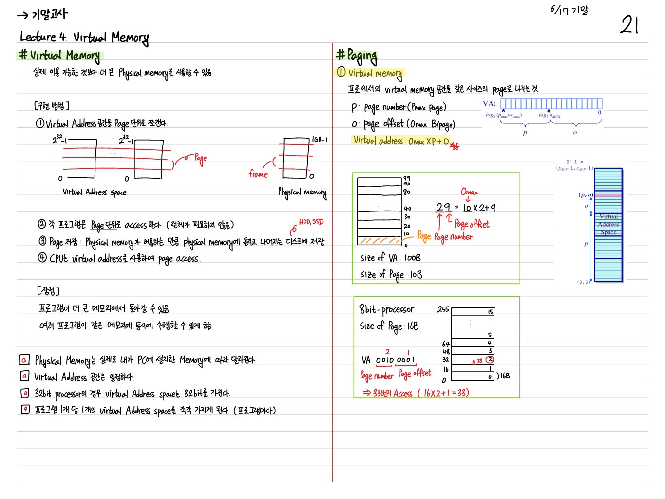 [컴퓨터구조] 4. Virtual Memory Thumbnail