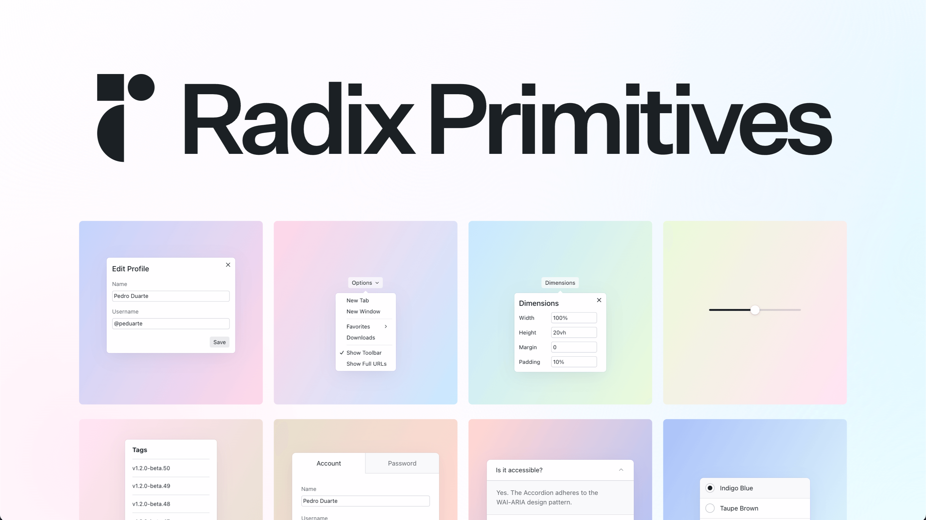 Radix Primitives Logo