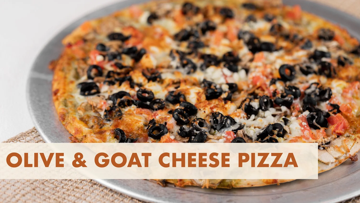 Olive and Goat Cheese Pizza