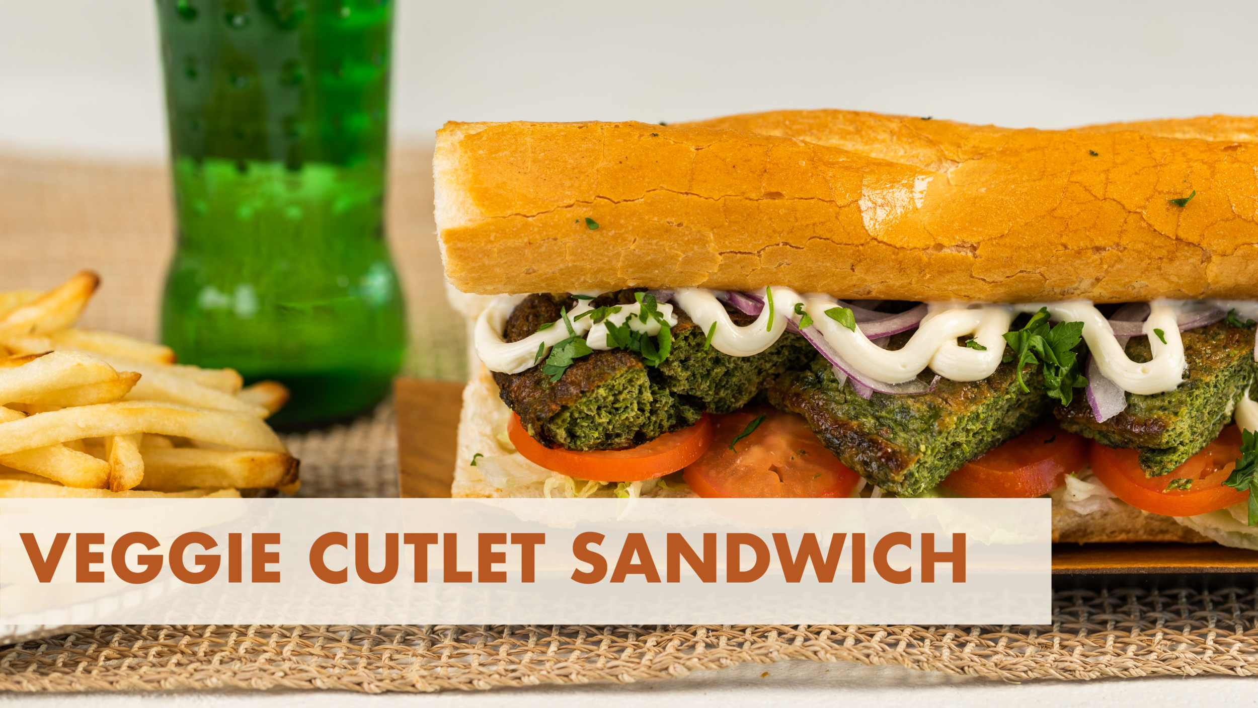 Veggie Cutlet Sandwich