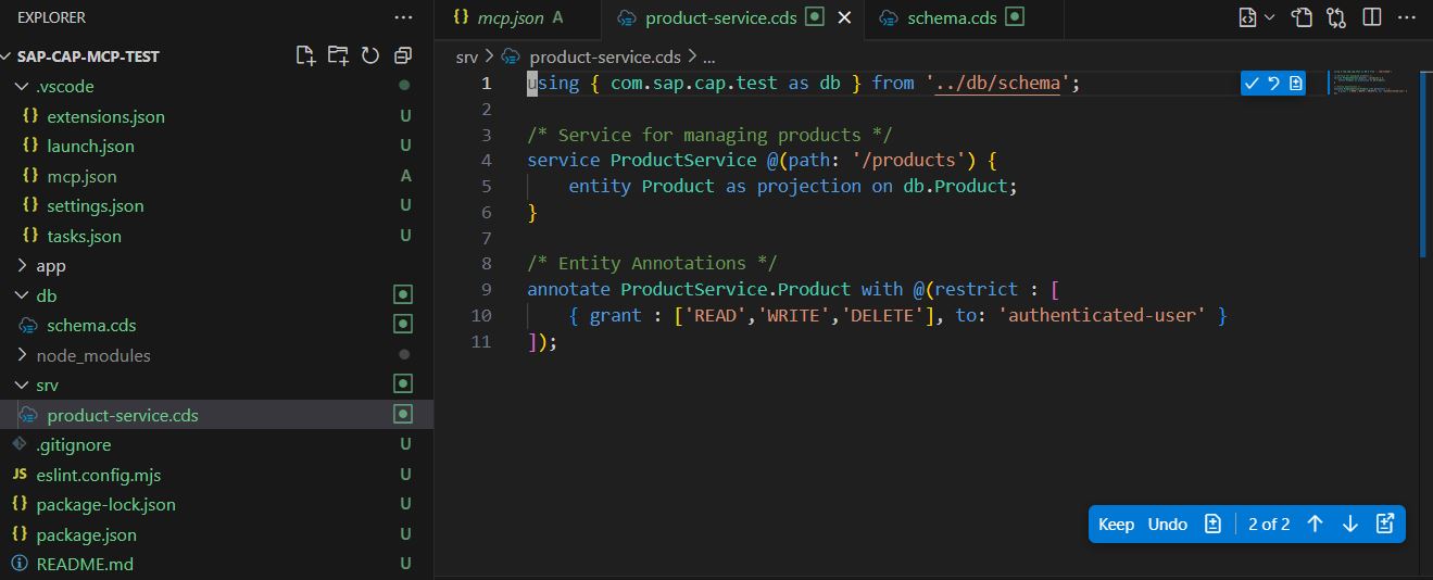 Created CDS Service