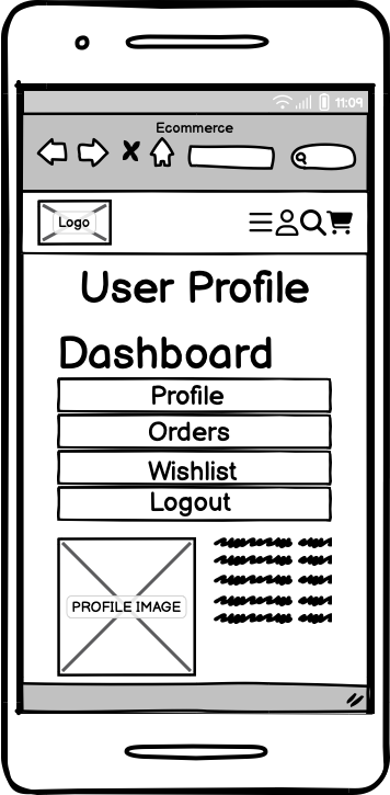 Mobile Profile Page