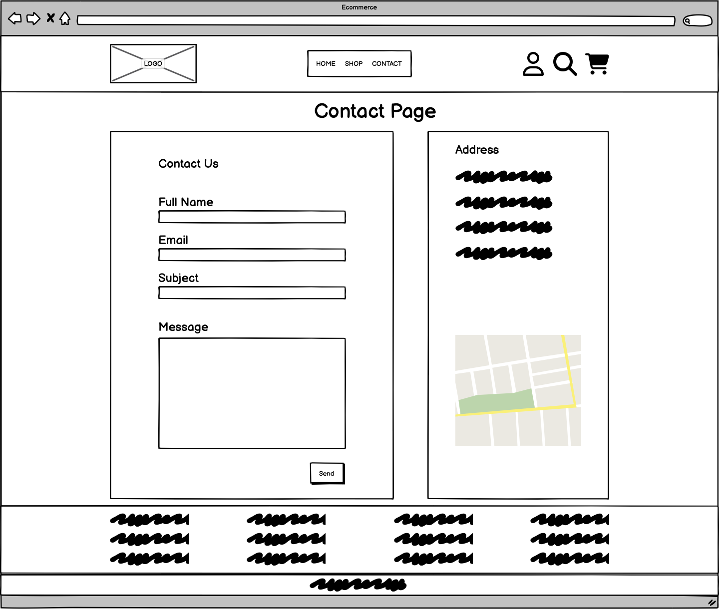 Desktop Contact Page