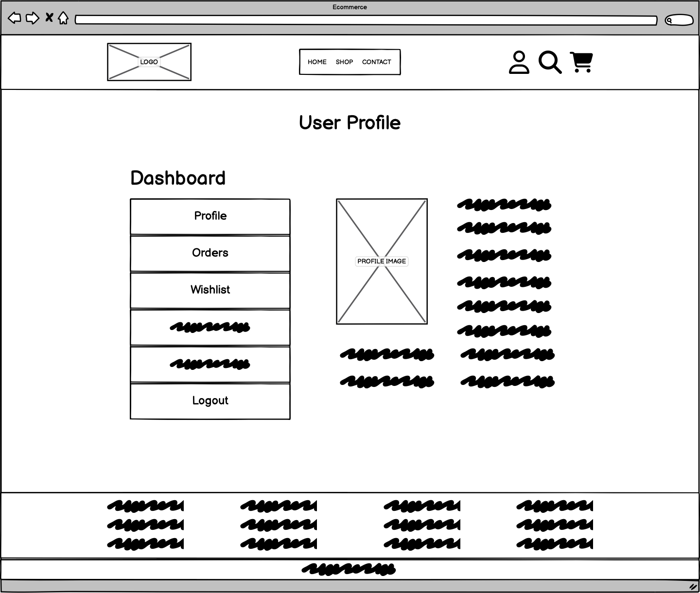 Desktop Profile Page