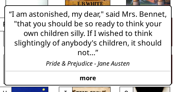 Random highlight popup in KOReader
