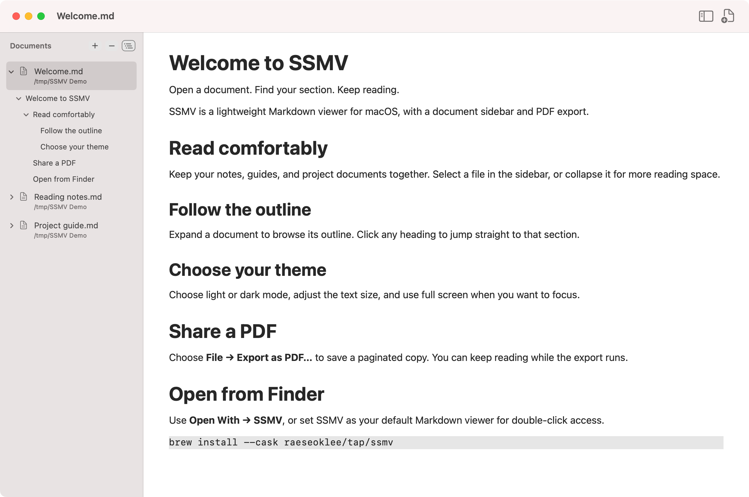 SSMV screenshot 1