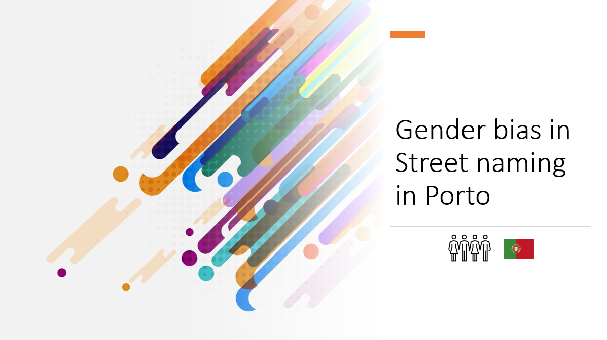Gender bias in street naming in Porto Portugal