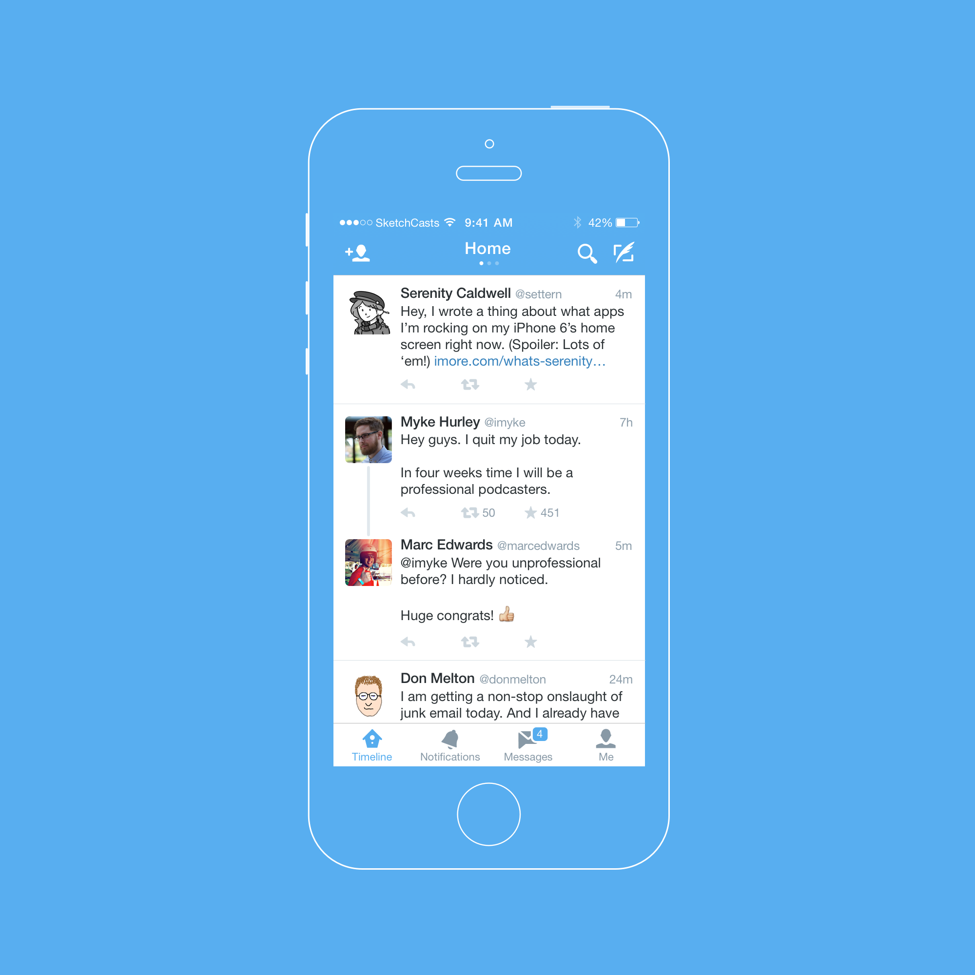 Github Rafaelconde Twitter App Sketch Recreation Of The Official Ios Twitter App Made In Sketch