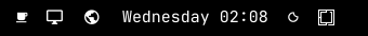 Bar icon with a PC online