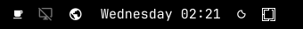 Bar icon with every PC off