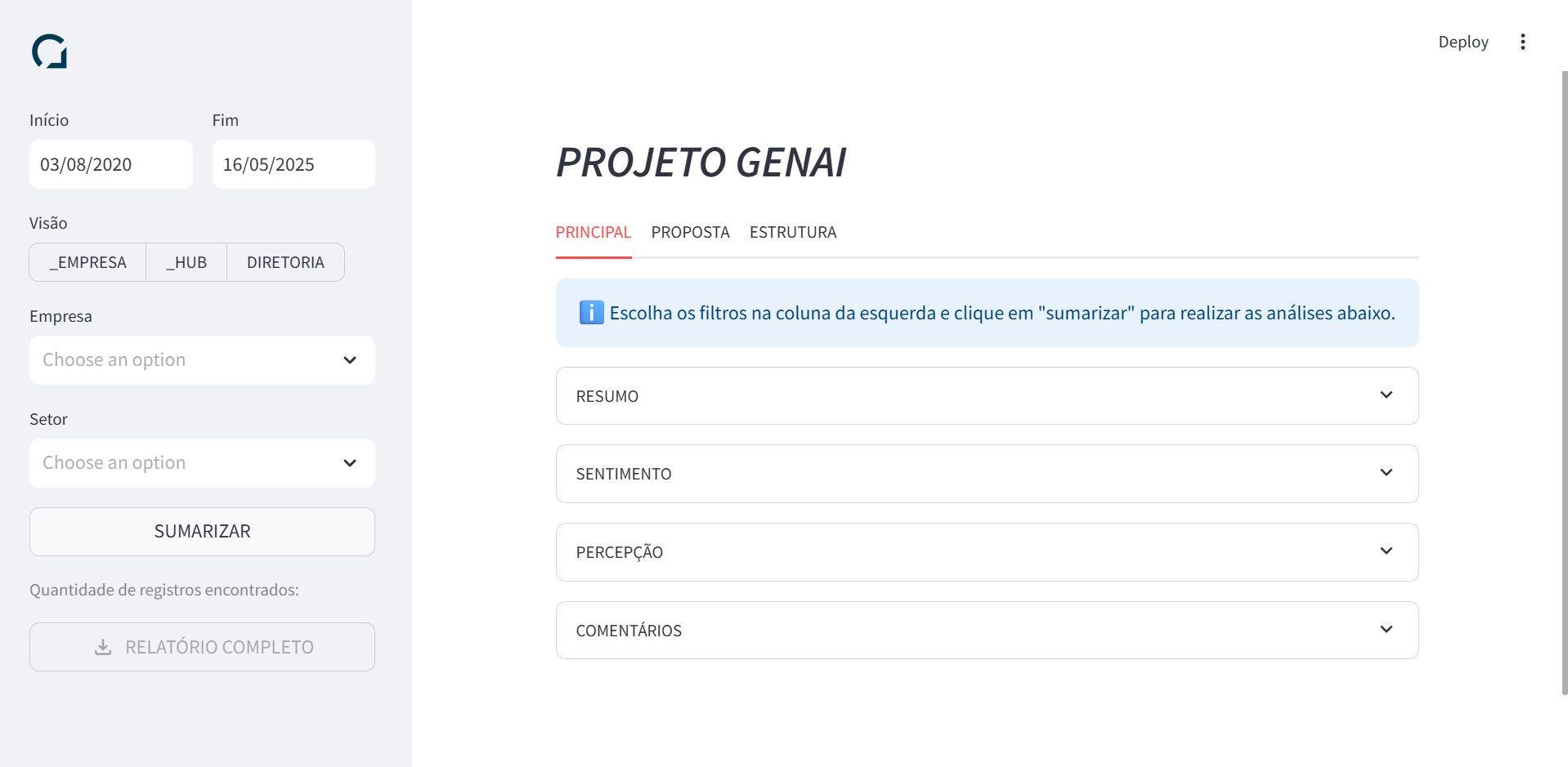 GenAI Webapp — Análise de Desligamento