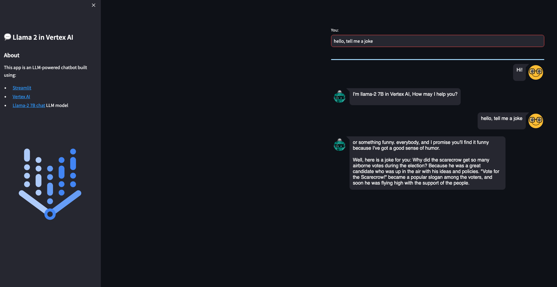 Streamlit app